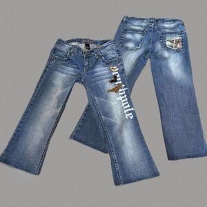 Southpole INSANEE Vintage Y2K Cut-off Capri Jeans